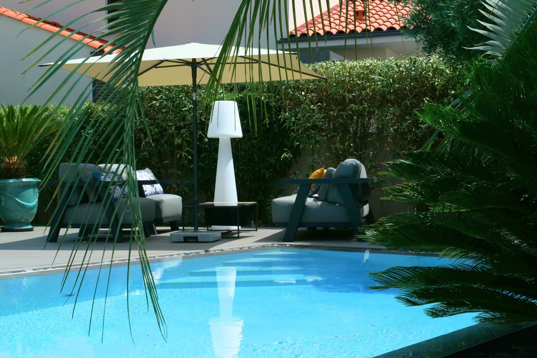 Espace salon sur terrasse