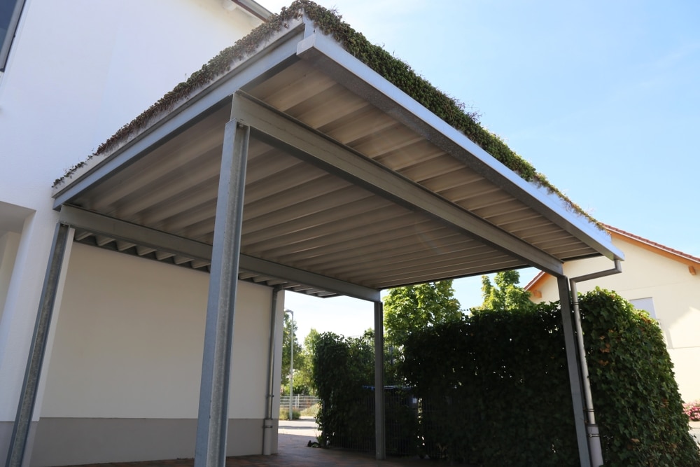 Abri extérieur en acier galvanisé